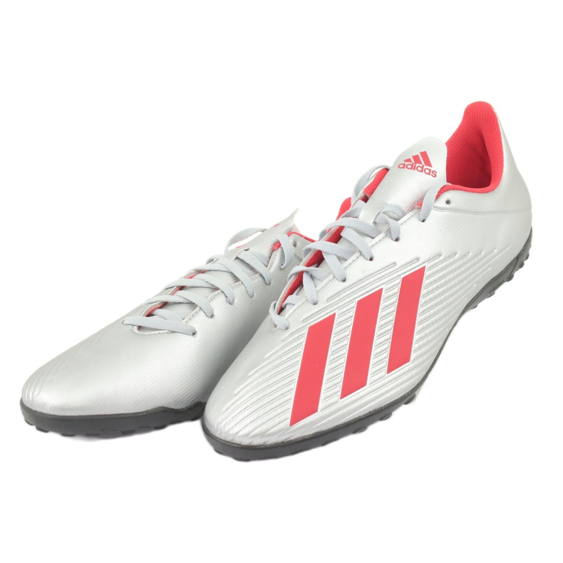 Adidas X 19.4 Tf M F35344 Fußballschuhe silber- 3