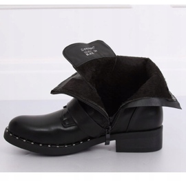 Schwarze Militärstiefel NC851 Schwarz 2