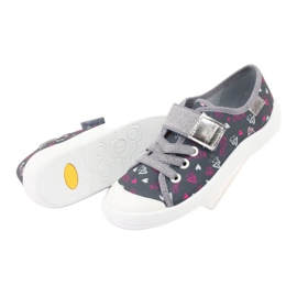 Befado Kinder-Sneaker 251Y138 weiß rosa grau 5