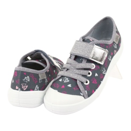 Befado Kinder-Sneaker 251Y138 weiß rosa grau 4