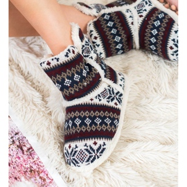 Warme VINCEZA Hausschuhe mehrfarbig 2