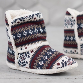 Warme VINCEZA Hausschuhe mehrfarbig 1