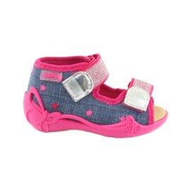 Befado Kinderschuhe 242P084 rosa marineblau 1