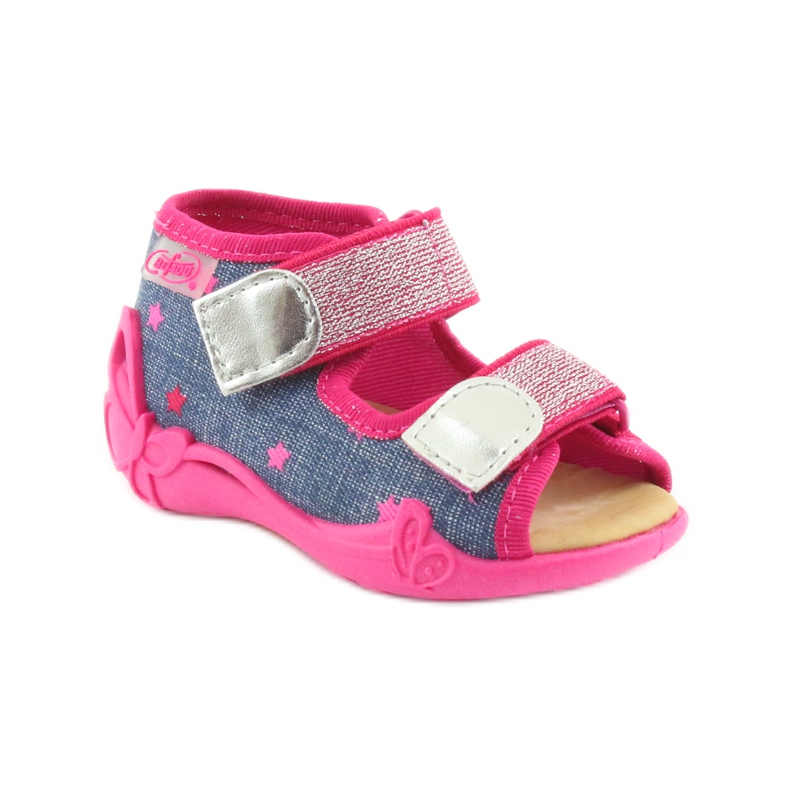 Befado Kinderschuhe 242P084 rosa marineblau 2
