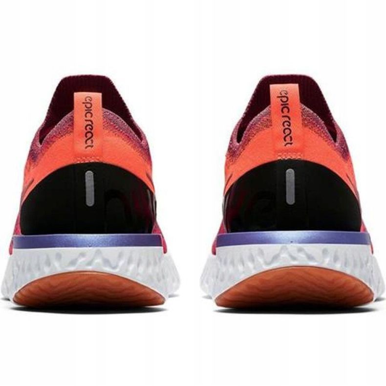Nike Epic React Flyknit W AQ0070 601 Laufschuhe rot 2