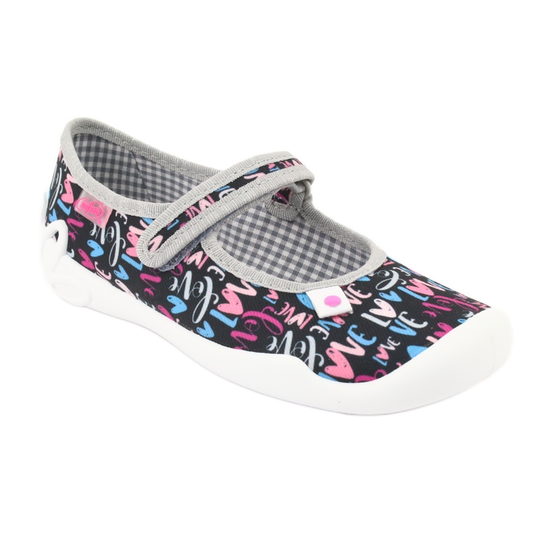 Befado Kinderschuhe 114Y373 marineblau rosa mehrfarbig 1