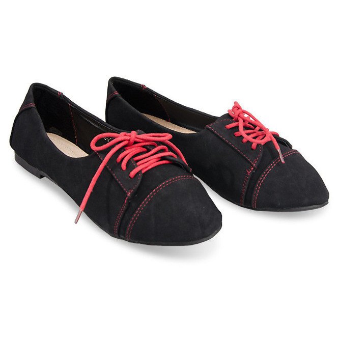 Jazz Sneaker 3-23 Schwarz rosa 1