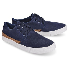Textil Freizeitsneaker Y010 Blau marineblau 1