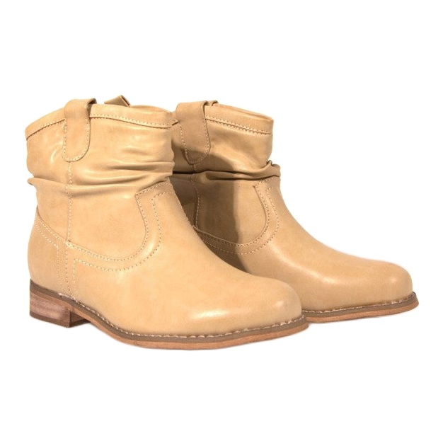 Schöne Stiefel 7376 Beige 1