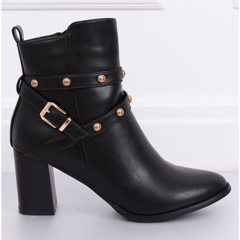 Schwarze Stiefel mit hohen Absätzen 7968-GA Schwarz 2