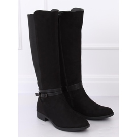 Schwarze Stiefel für Damen NC709 Black 2