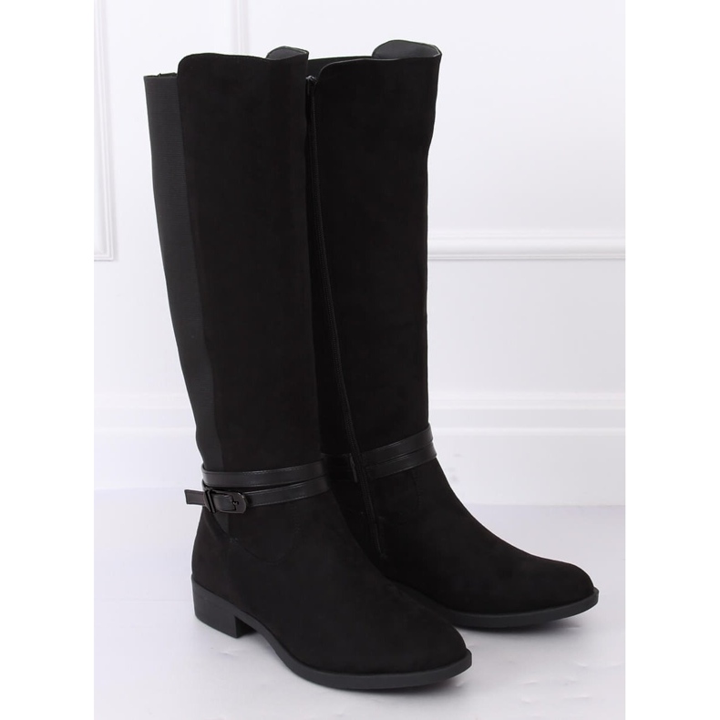 Schwarze Stiefel für Damen NC709 Black 2