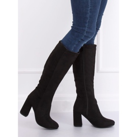 Schwarze High Heels PE252P Schwarz 1