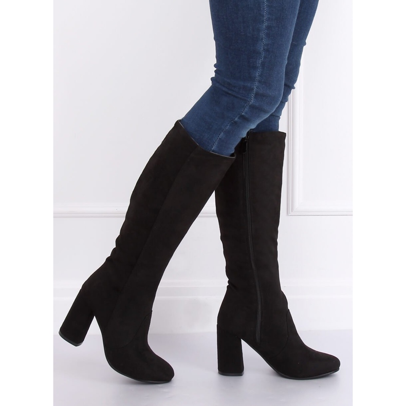 Schwarze High Heels PE252P Schwarz 1