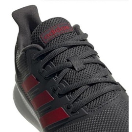 Laufschuhe adidas Runfalcon M EG8602 rot grau 1