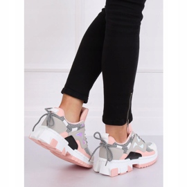 LA67P Rosa Turnschuhe mehrfarbig 1