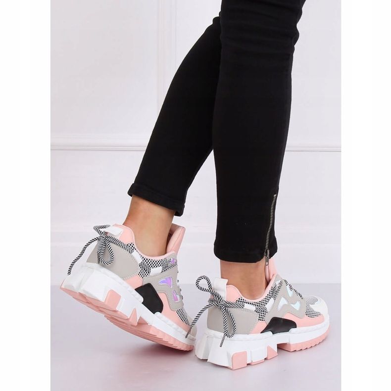 LA67P Rosa Turnschuhe mehrfarbig 1