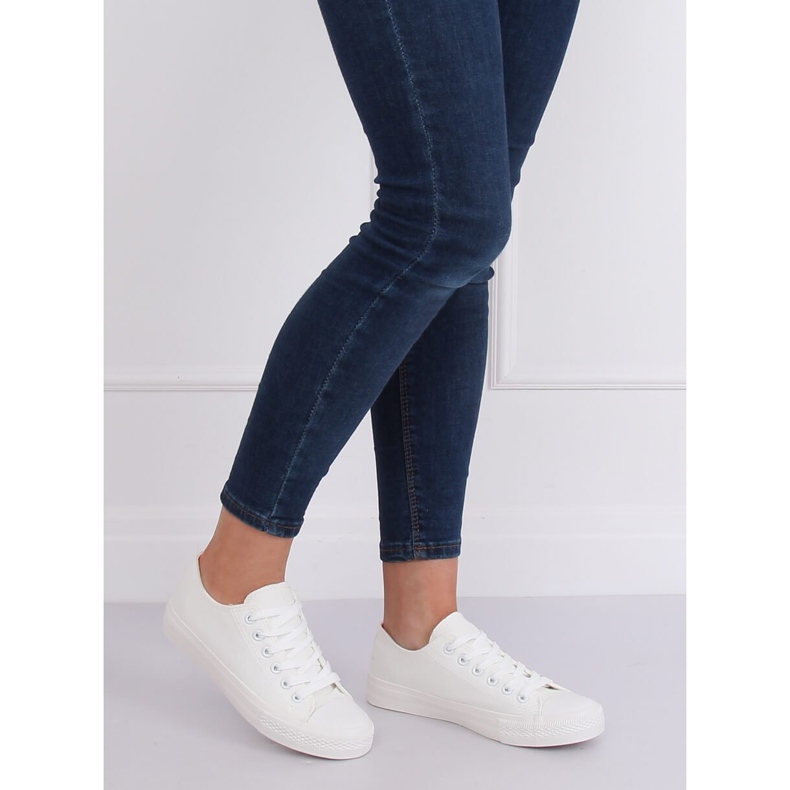 Weiße Damen Sneaker PQ-22 Weiß 1