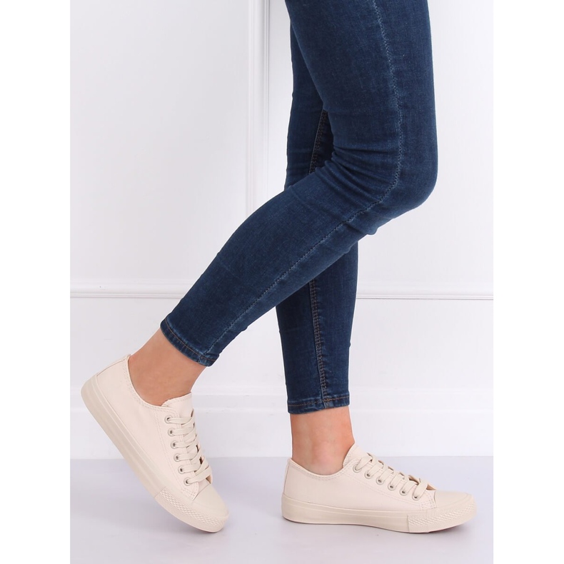 Beige Sneakers für Damen PQ-22 Beige 1
