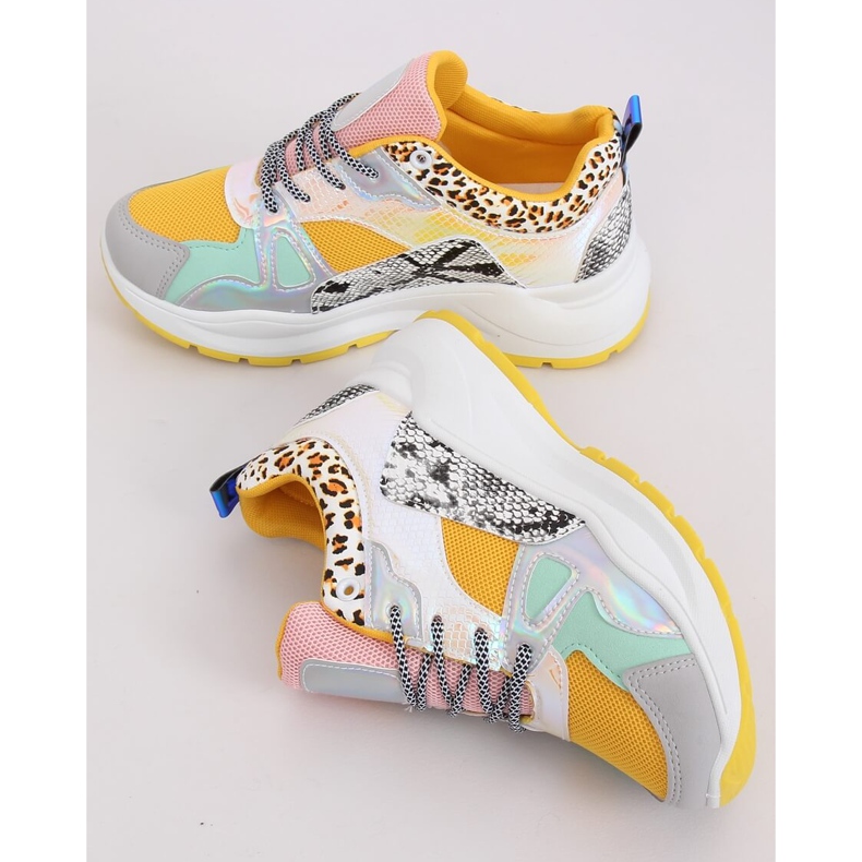 NB317P Gelbe Sportschuhe mehrfarbig 1