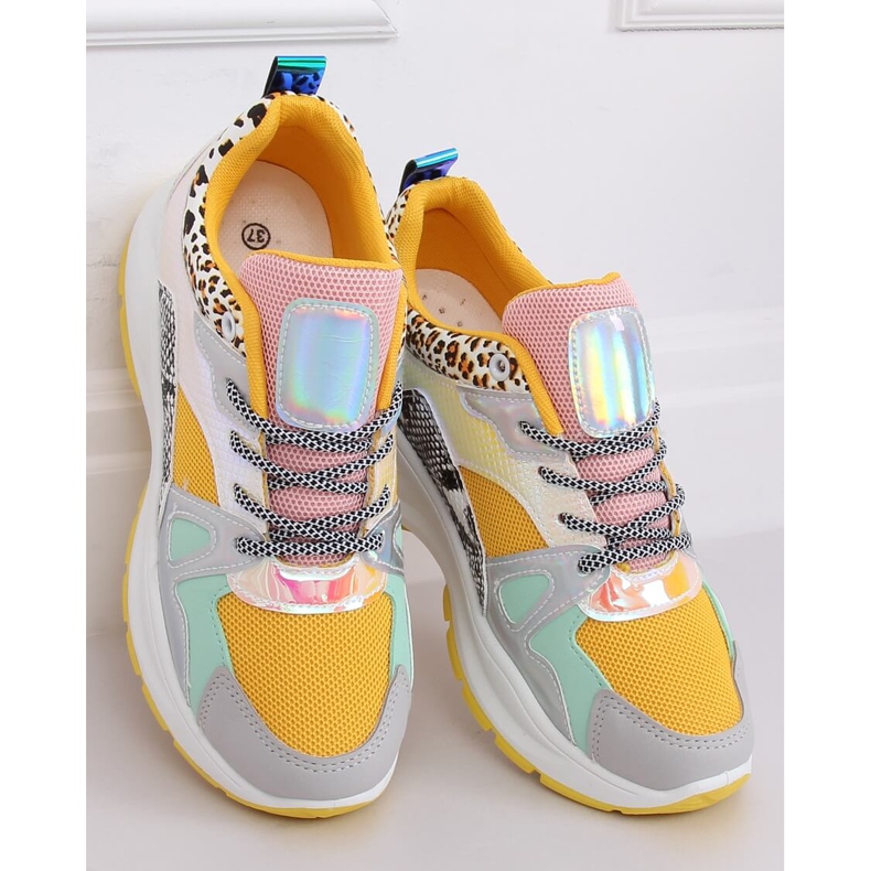 NB317P Gelbe Sportschuhe mehrfarbig 2