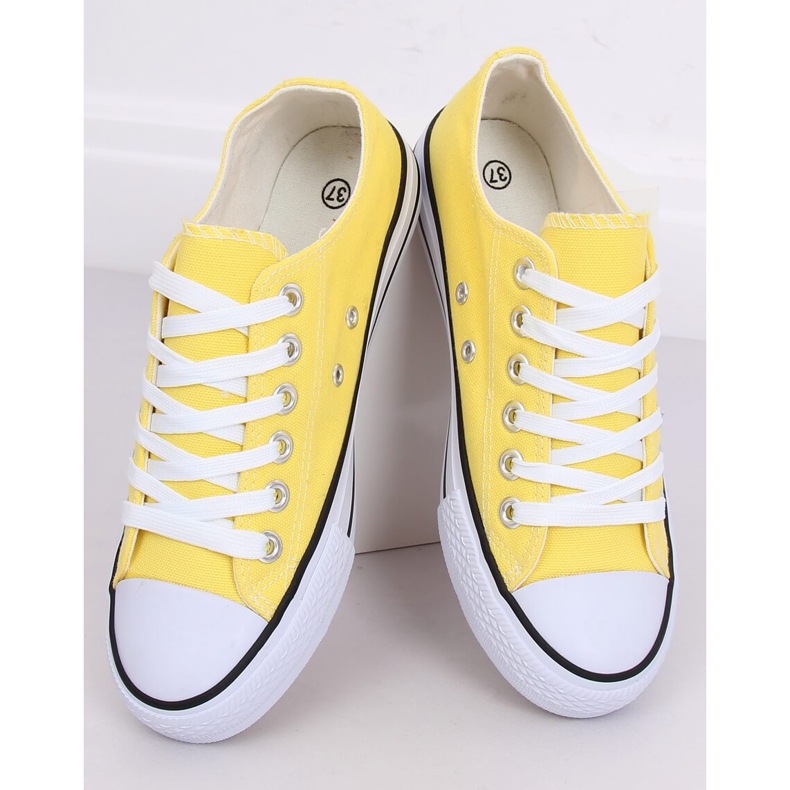 Klassische gelbe Damensneaker 7050Y Yellow 2