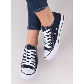 Klassische Sneakers für Damen in Marineblau 7050Y Dk Blue 1