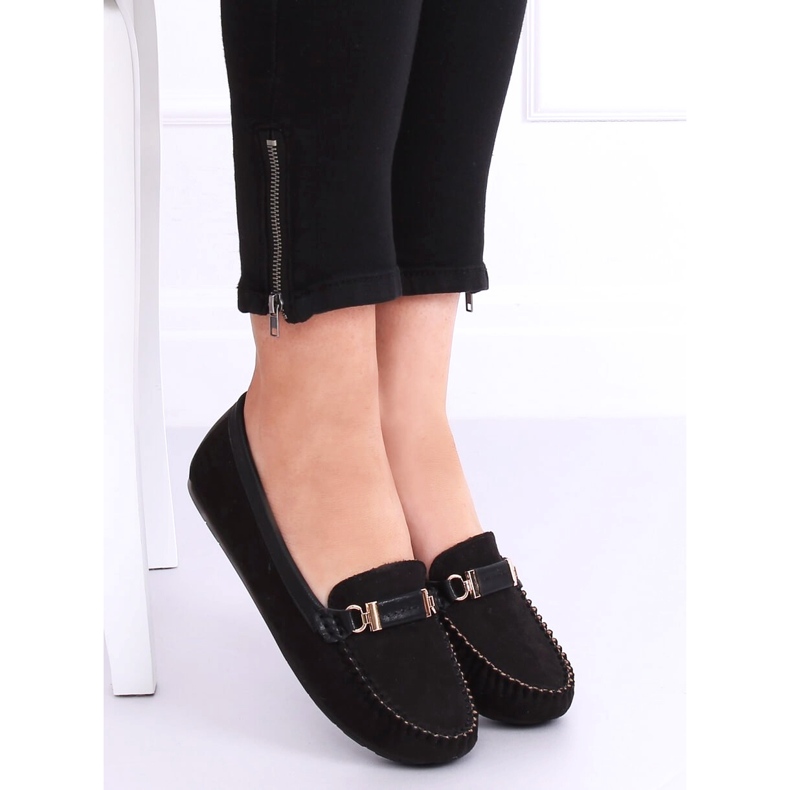 Schwarze Damen Slipper FM3024 Schwarz 1