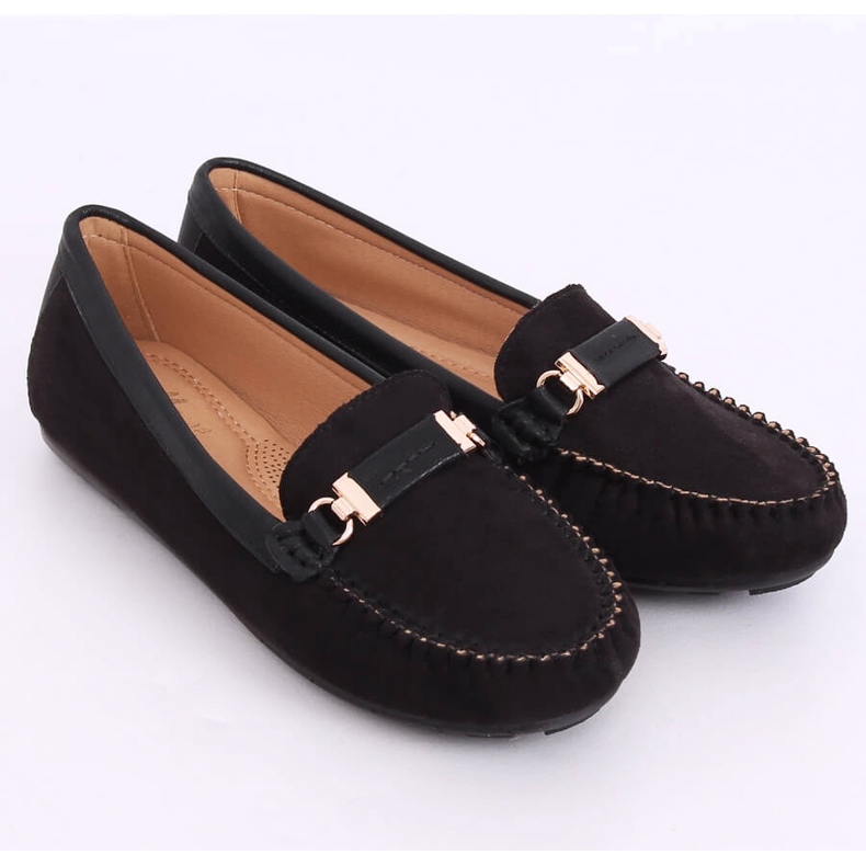 Schwarze Damen Slipper FM3024 Schwarz 2