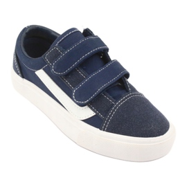 Sneakers mit Klettverschluss AlaVans Atletico 18081 marine weiß navy blau 1