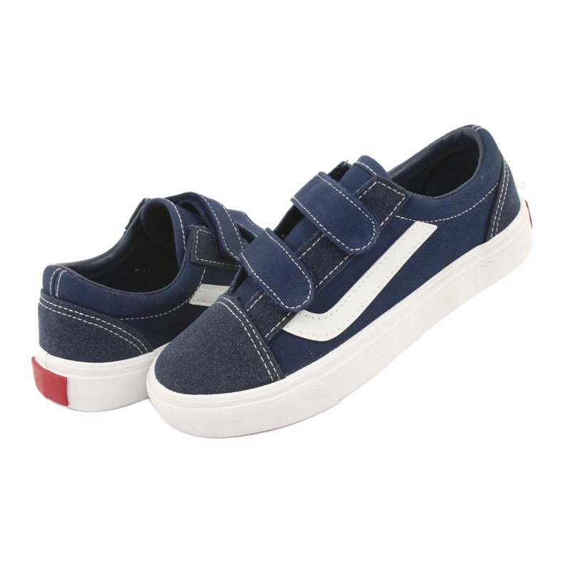 Sneakers mit Klettverschluss AlaVans Atletico 18081 marine weiß navy blau 4