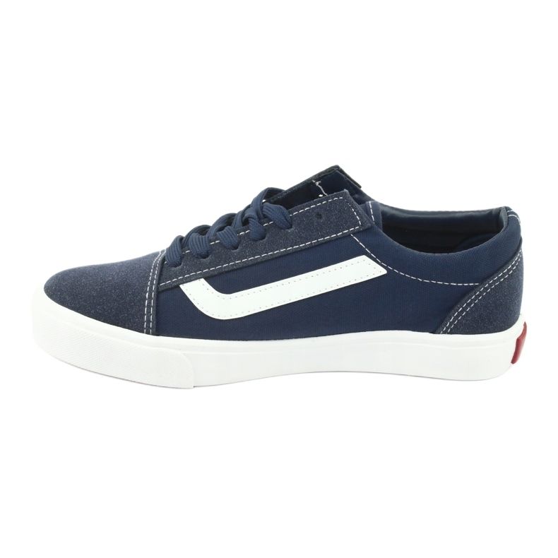 Atletico Frauen -Sneaker 18081 Marineblau gebunden 2