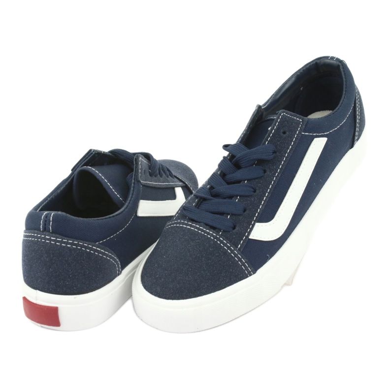 Atletico Frauen -Sneaker 18081 Marineblau gebunden 4