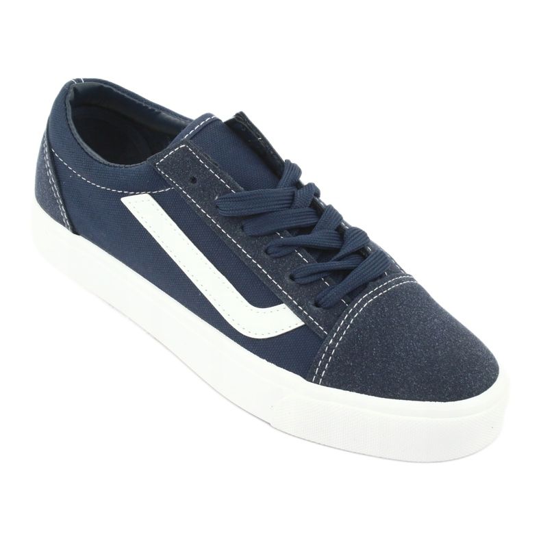 Atletico Frauen -Sneaker 18081 Marineblau gebunden 1