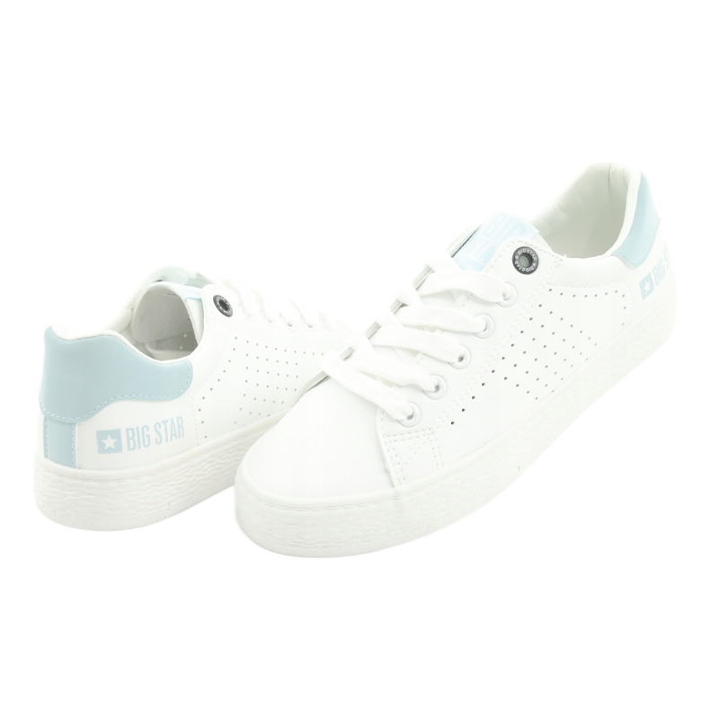 Weiße Turnschuhe BIG STAR 274482 blau 3
