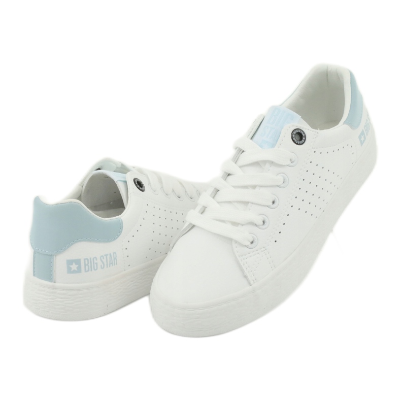 Weiße Turnschuhe BIG STAR 274482 blau 5