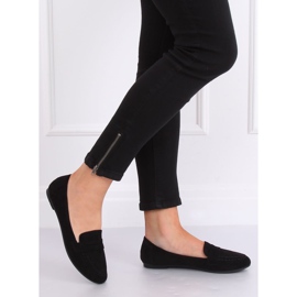 Schwarze Damen-Loafer B2030 Schwarz 1