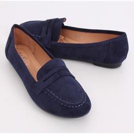 Marineblaue Loafer für Damen B2030 Dk Blue 1