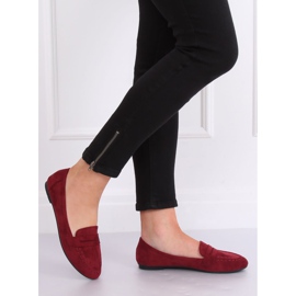 Burgunder-Loafer für Damen B2030 Wine rot 1