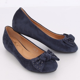 Marineblaue Ballerinas FM217-13 Blau 2