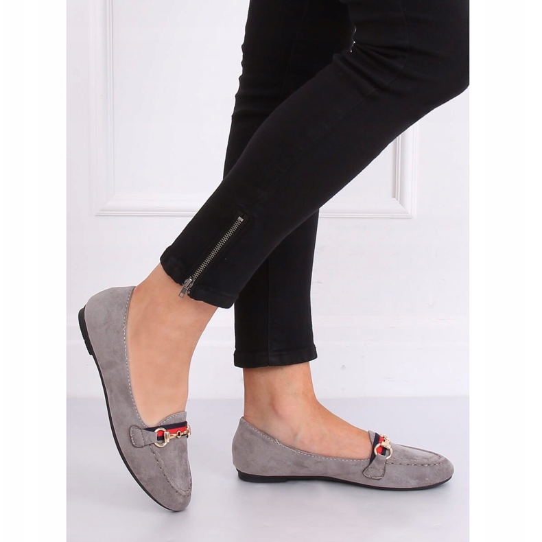 Grau Damen Slipper B2027 Grau 2