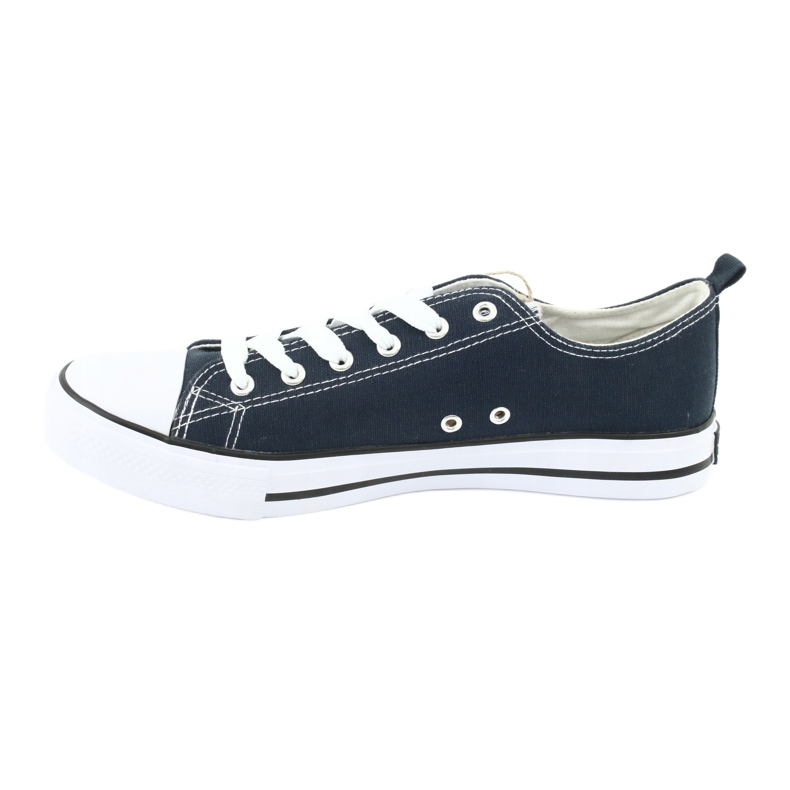 American Club LH06 Navy Blue Sneakers weiß navy blau 2