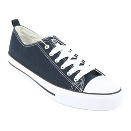 American Club LH06 Navy Blue Sneakers weiß marineblau 1