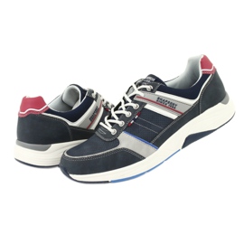 ADI American Club RH07 Sportschuhe rot marineblau grau 4