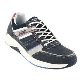 ADI American Club RH07 Sportschuhe rot marineblau grau 1