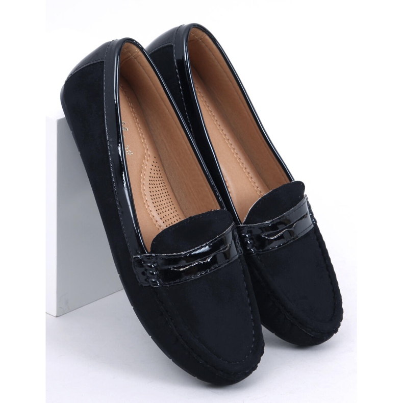 Schwarze Damen Slipper FM2958-3 Schwarz 1