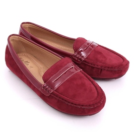 Burgunder-Loafer für Damen FM2958-3 Wine rot 1