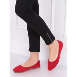 Rote schlichte Ballerinas Z1005 Rot 1