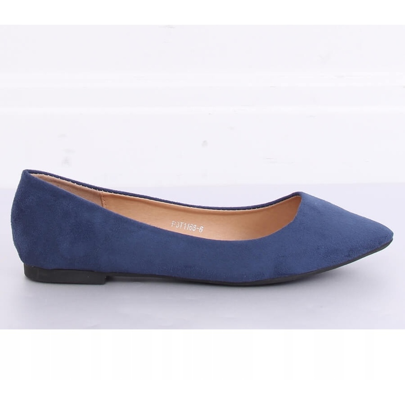 Marineblaue Ballerinas P3T1168-6 Blau 2