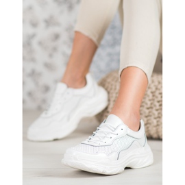 Goodin Weiße Ledersneaker 1